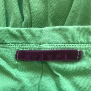 Velvet By Graham and Spencer lime dress/ cover up